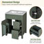 24" Single Bathroom Vanity with Ceramic Top-1203085278