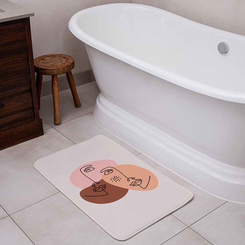 Dontajah Non-Slip Bath Rug