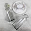 Vases cylindriques à rebord roulé - ensemble / 3 pièces: 3,25 x 6,75, moyen: 3,25 x 8,25, grand: 3,25 x 9,5