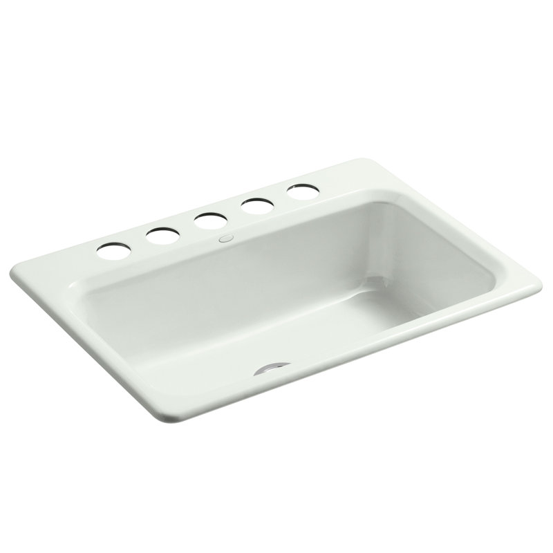 Bakersfield™ 31" L x 22" W Undermount Kitchen Sink, Sea Salt