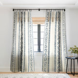 Polyester Sheer Curtain Pair