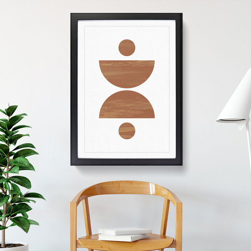 Balance - Picture Frame Graphic Art, Black, 48cm H x 36cm W x 2cm D