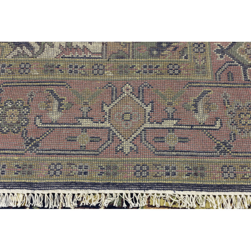 Tapis oriental Heriz Serapi fait à la main 9 x 12 pi