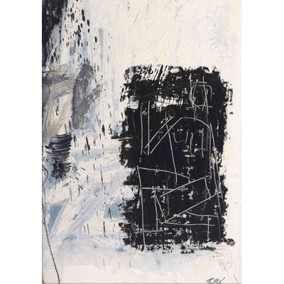 «Geometric Nude 1 (Studio Series)» par Robert Robinson, reproduction d'art sur toile tendue