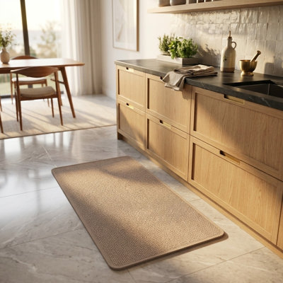 Polyester Water Resistant Anti-Fatigue Non-Skid Kitchen Mat