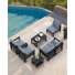 Reata HDPE 7 Piece Sofa Seating Group with Cushions