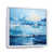 White Picture Framed