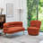 Berrier Boucle Swivel Barrel Chair-196968106