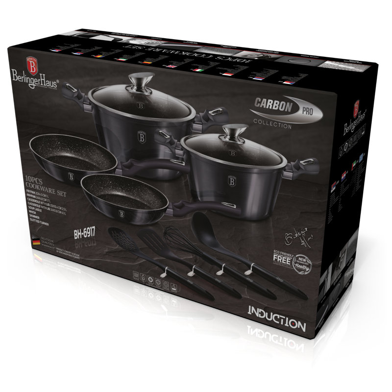 Berlinger Haus 10 Piece Aluminum Non Stick Cookware Set