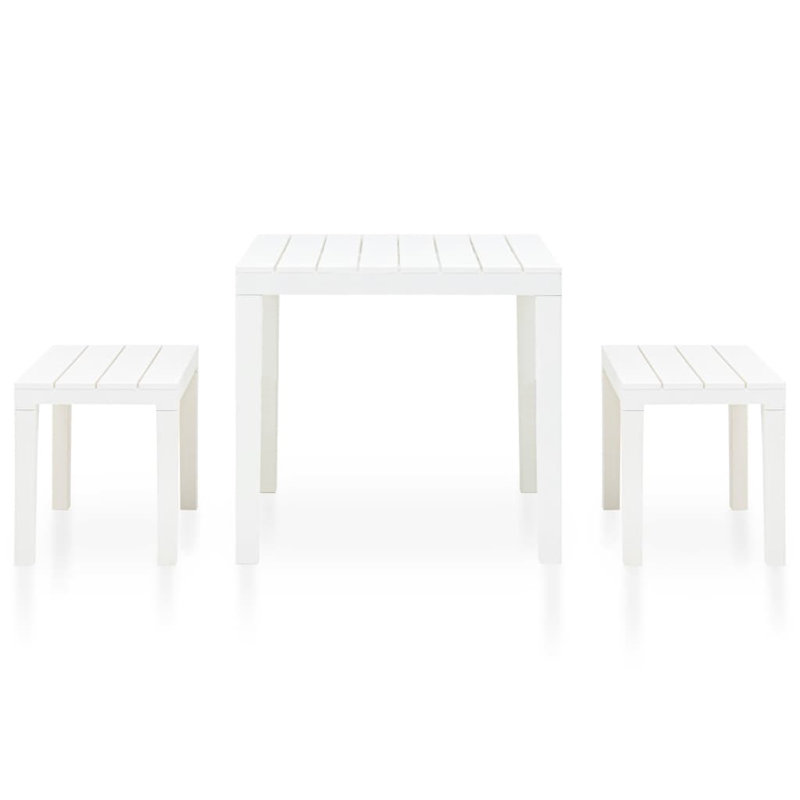 2 - Person Dining Set, White