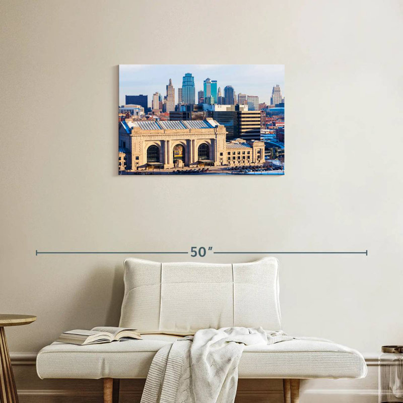 Union Station et Kansas Skyline, H 20 po x l 30 po