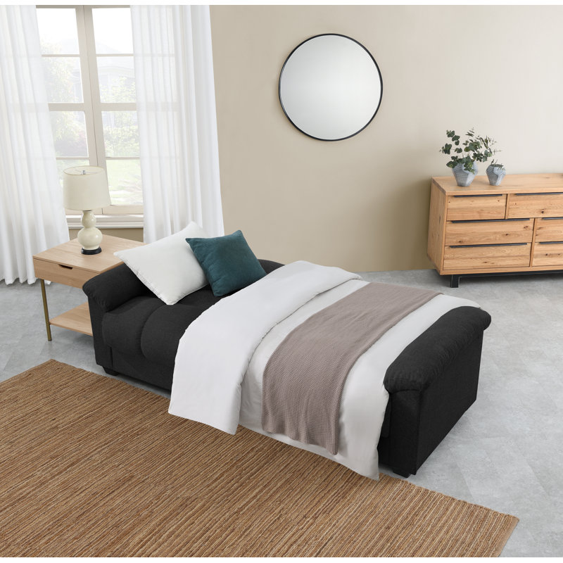 Royka 2 - Piece Living Room Set, Dark Grey