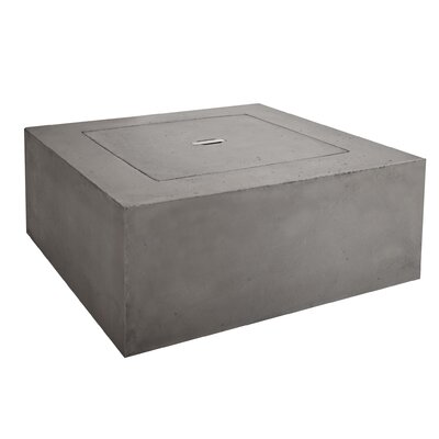 Baltic Concrete Fire Pit Table with Lid -  Real Flame, 9750LP-GLG