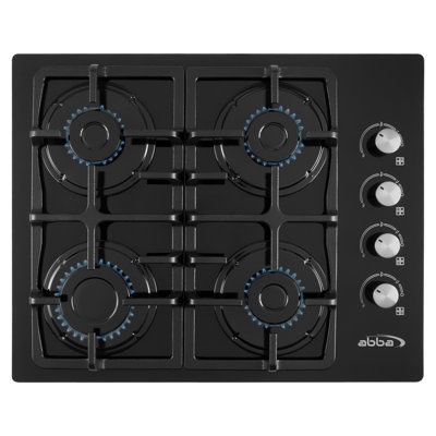 Plaque de cuisson à gaz 4 brûleurs 23,6 po ABBA