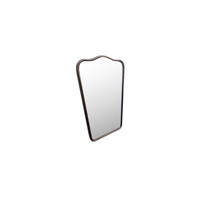 24" Brass Accent Mirror