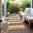 Nyelle Mocha Washable Indoor-Outdoor Rug - -2144371106