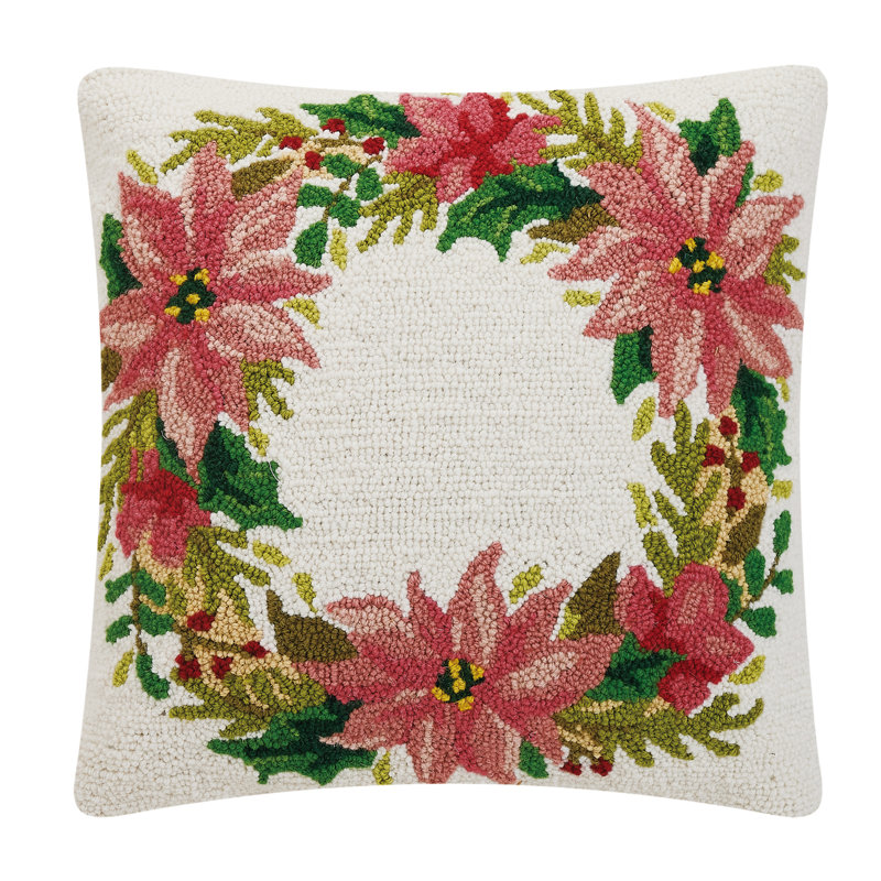 Coussin de Noël en laine