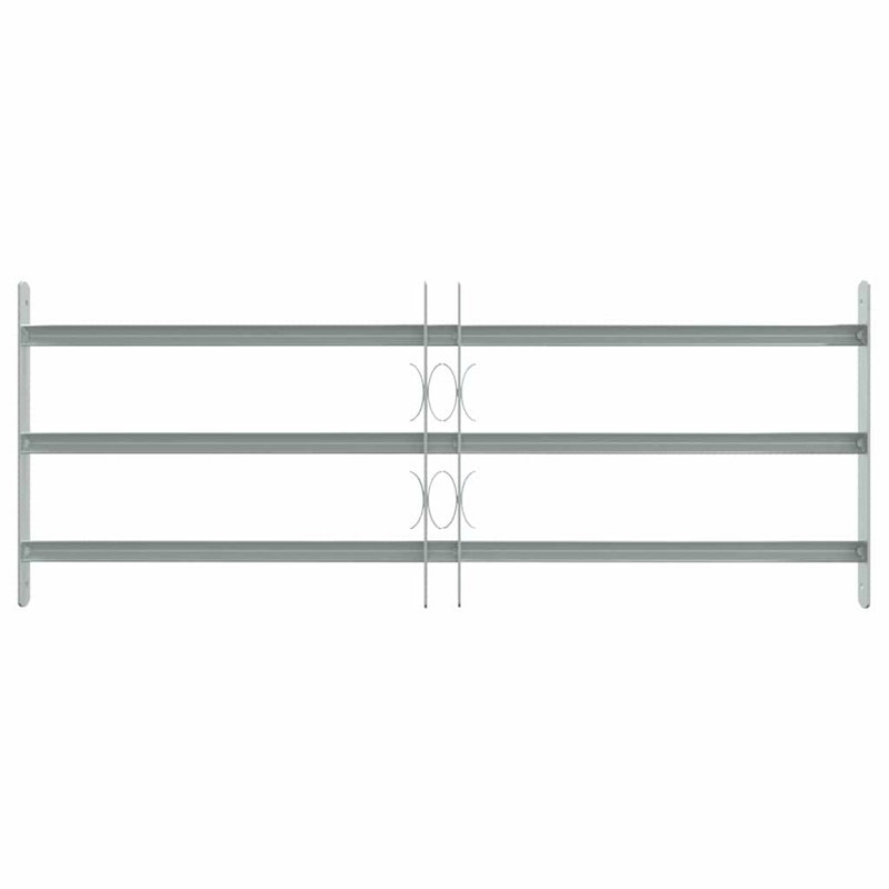 Grille de sécurité réglable pour fenêtres, 3 barres transversales de 27,6 po à 41,3 po