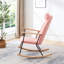 Fauteuil oscillant réglable, siège rembourré en éponge rose pour chambre de bébé, chambre à coucher, chaise de salon moderne avec, rose, chambre douillette, chambre de bébé-1520507202