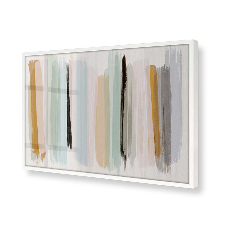 Pastel Panache Print, Opaque White Single Picture Framed Paper, 12" H x 15" W x 1.25" D