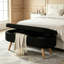 Banc de rangement avec repose-pieds ovale-892465272