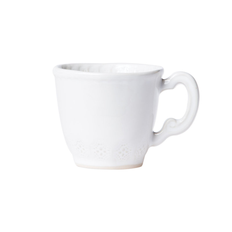 Incanto Handmade Stoneware Coffee Mug, White