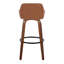 Tabouret de bar et de comptoir à hauteur fixe Cassiopeia avec pieds en bois cintré-94885243-94885246-94885245