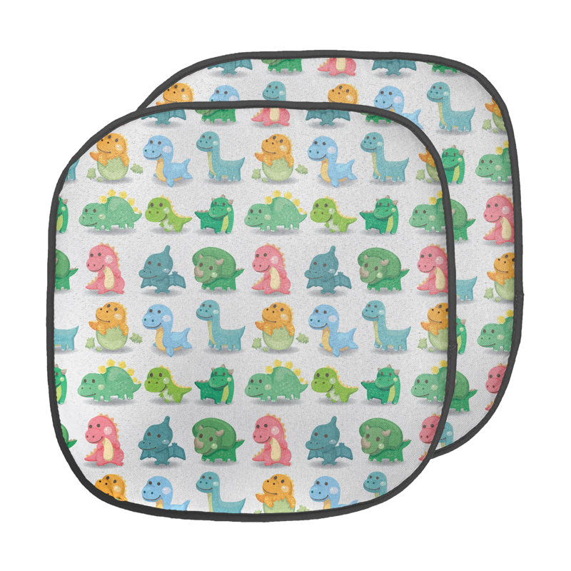 Coussin de siège papillon, Vert / Turquoise