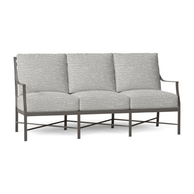 Monaco Aluminum Sofa - Slate Gray
