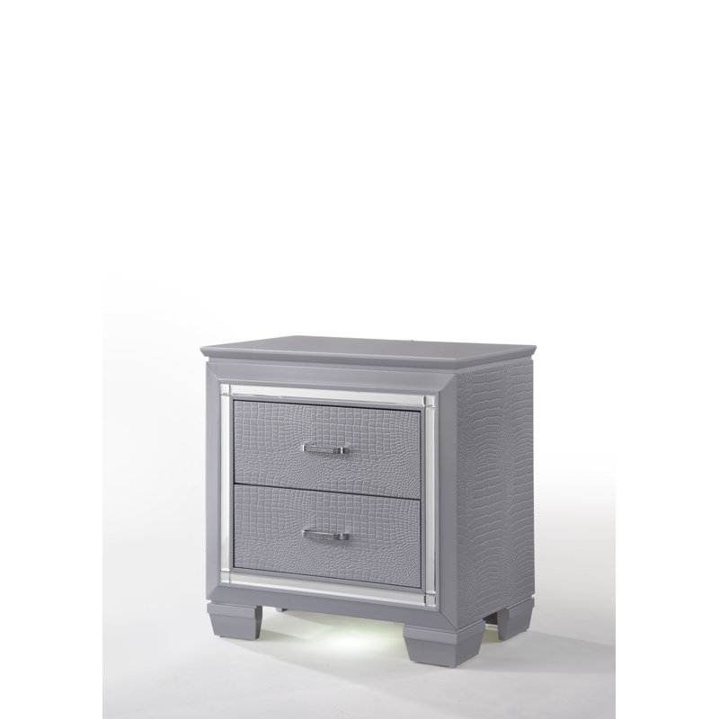 Tables de bout pour chambre à coucher, H 21,26 po x l 12,66 po x P 21,56 po