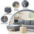 2-Piece 90" Upholstered L Shape Sectional Sofa-1656748945