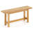  1 PCS Outdoor Teak Wood Bench 2-Person Loveseat Seating for Porch Patio Backyard