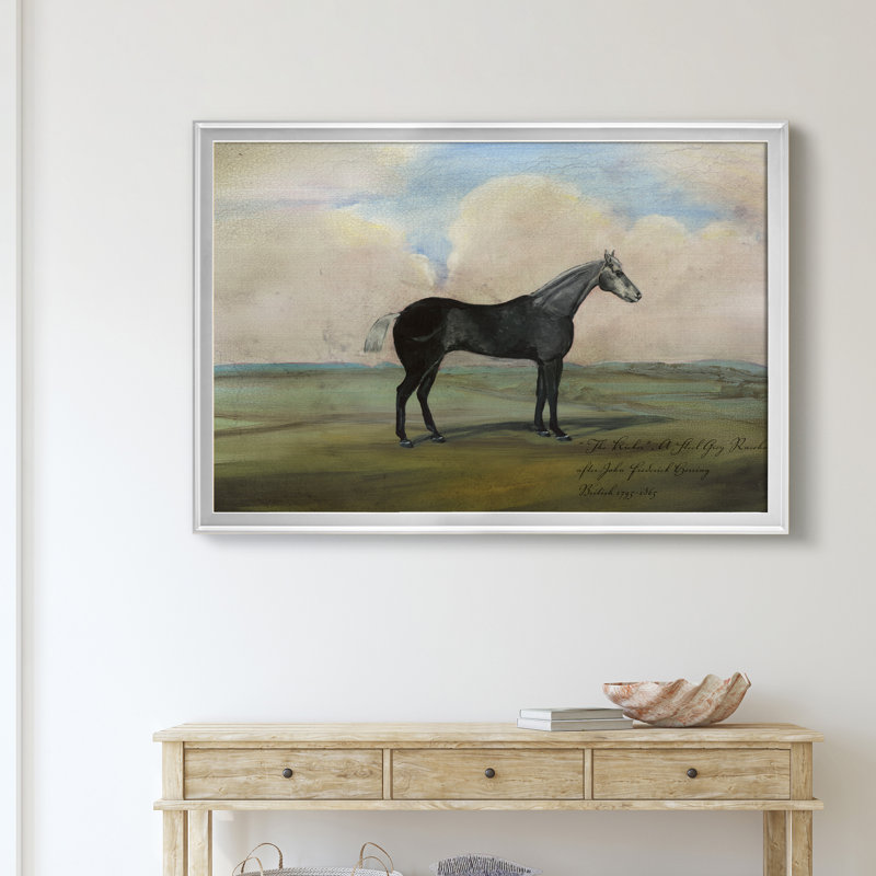 The Kicker, a Steel Grey - Cadre photo, reproduction d'art sur toile, H 26,5 po x l 36,5 po x P 1,5 po, Argent