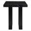Table de bar et tabourets noirs MIKHA