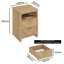 Bonnie 2 Drawer Bedside Table-97977539
