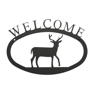 Deer - Welcome Sign  Large