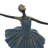 Minnich Polystone Dancer Teal Decorative Sculpture Set