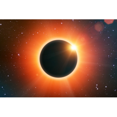 Solar Eclipse - Wrapped Canvas Print