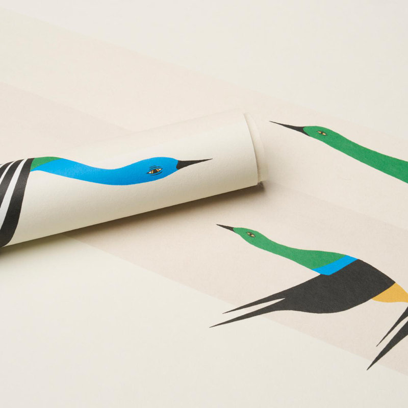 Papier peint Schumacher x Peg Norriss Flying West