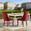 Chaise de salle à manger en lin Chaise de salle à manger Channel-1680900132