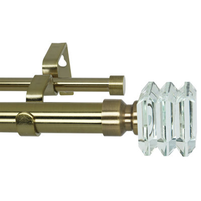 Giandonato Adjustable Double Curtain Rod