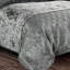 Santiago 3 Piece Crushed Velvet Duvet Cover Set Ultra Soft Luxurious and Easy Care Bedding-1541616523-1541616513