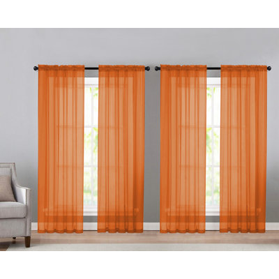 Panneau de rideau transparent d'extérieur Sarber Basic