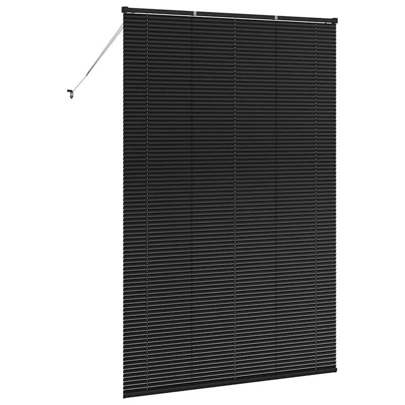 Horizontal/Venetian blind, Black, 220cm L x 145cm W