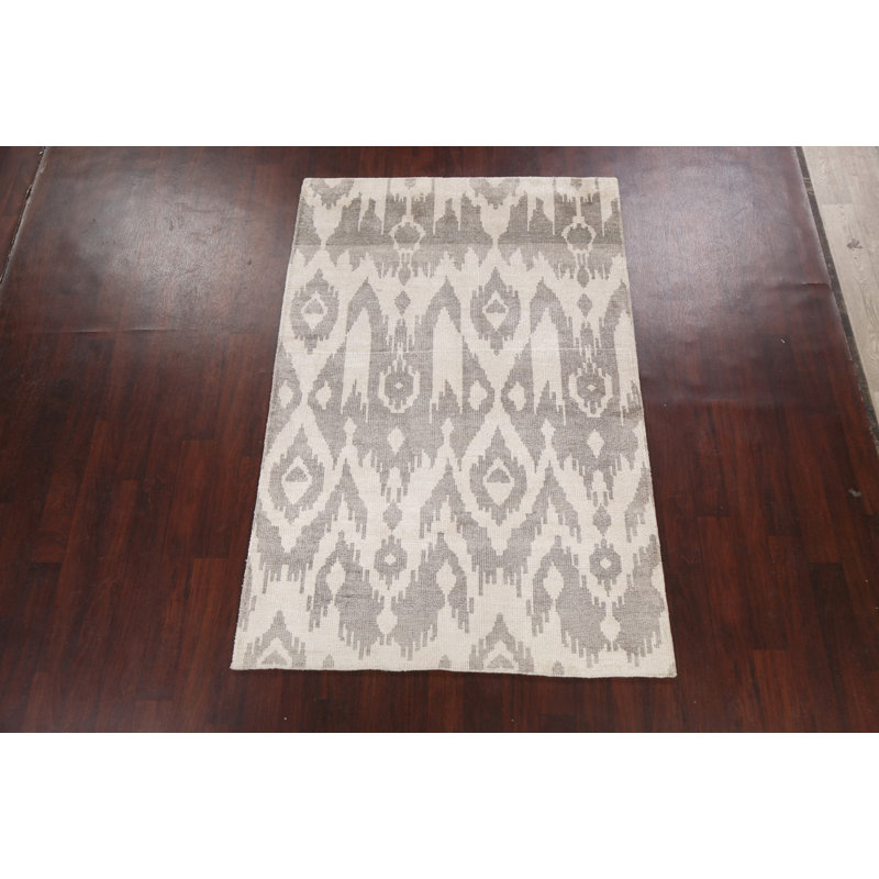 Contemporary Abstract Oriental Area Rug 5x8