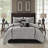 7 Piece Comforter Set Grey