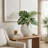 Karly Handcrafted Pottery Earthenware Vase with Sculptural Curved Design-357657036