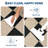 Washable Easy Jute Rug Modern Checkered Rug with Non Slip TPR Rubber Backing, Durable & UV Resistant Indoor Outdoor Carpet, Low Pile Non Shedding Printed Mat for Living Room Bedroom-1926432401-1926432404