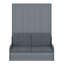 Grand lit escamotable / escamotable grand avec coussins moelleux luxueux-1885430572
