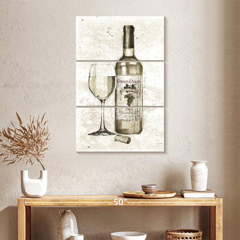 Yarlin Pencil Wine II, 38" H x 24" W